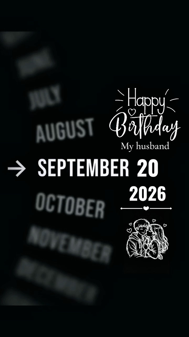 HBD HUSBAND 20 SEPTE
