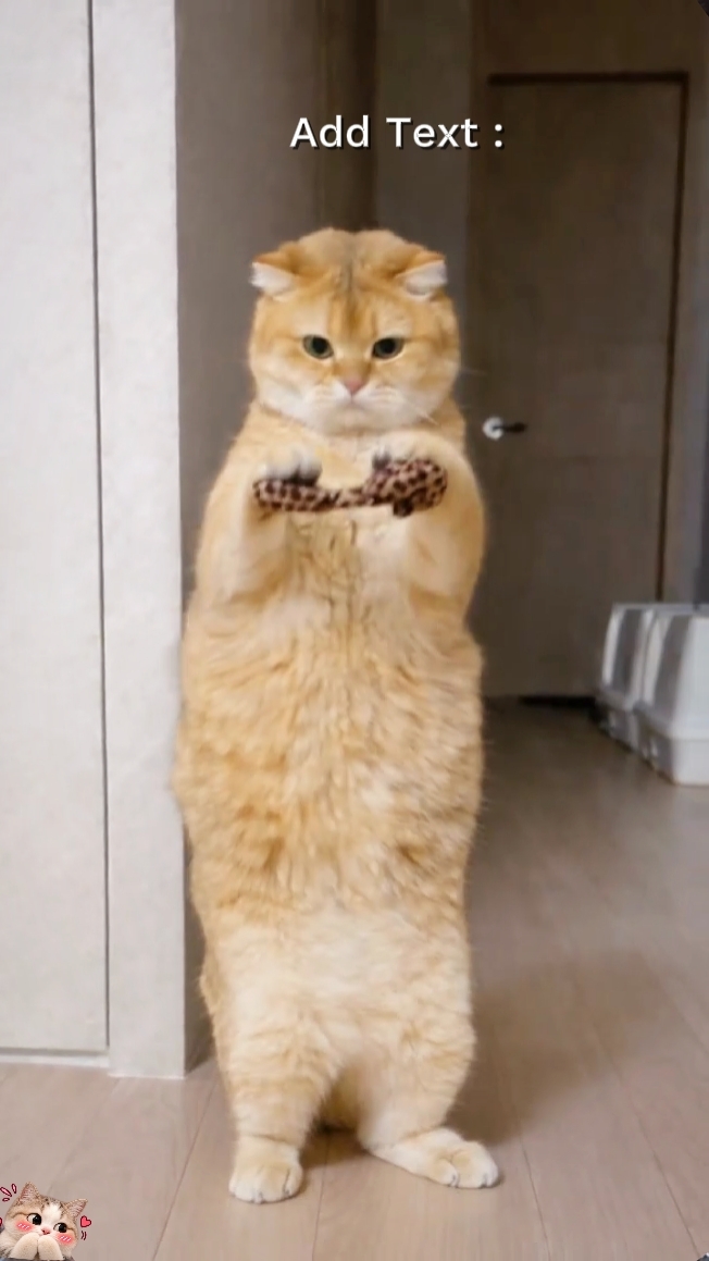 Tendencia divertida del gato 
