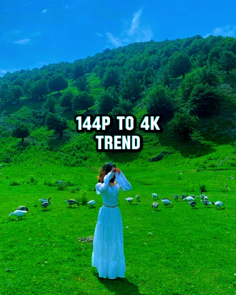 Tendance 144p à 4k