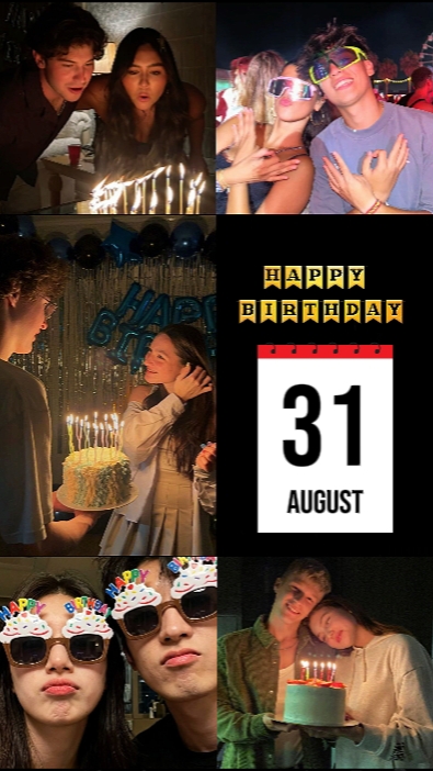 HBD LOVE 31 AUGUST