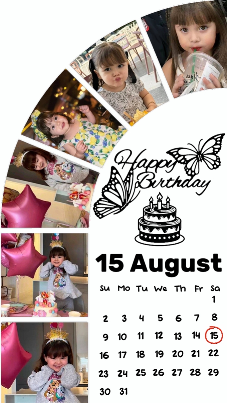 Selamat ulang tahun putri 15Aug