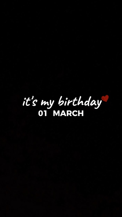 DOĞUM GÜNÜ 1 MART