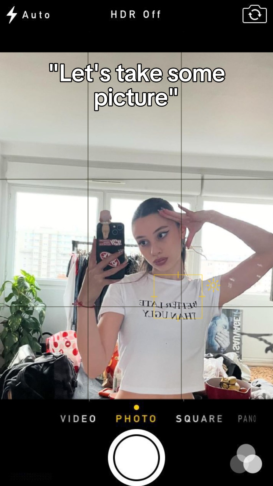 Tendencia de tomar fotos 