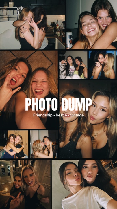 Photo dump friends