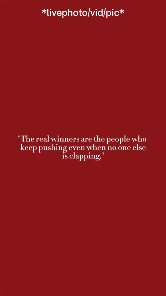 no one else clapping