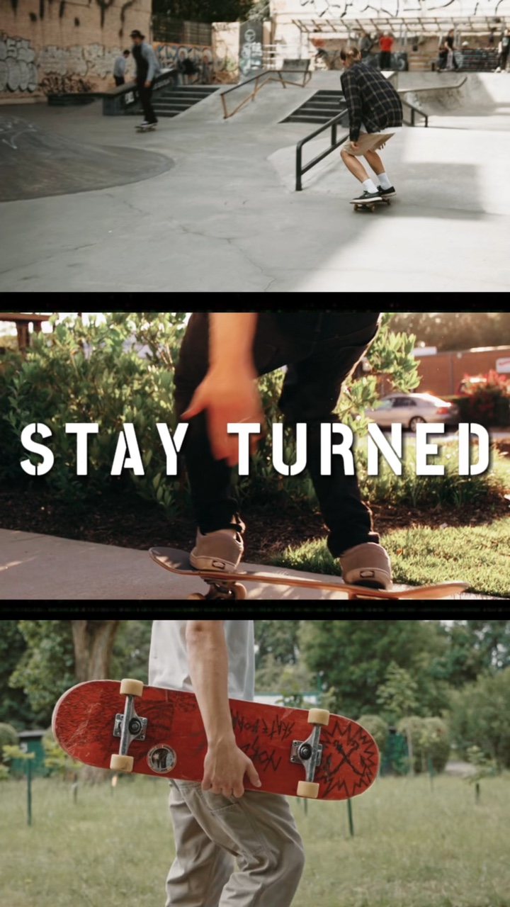 Tampilan Skateboard Iklan Bisnis Template Gaya TikTok.
