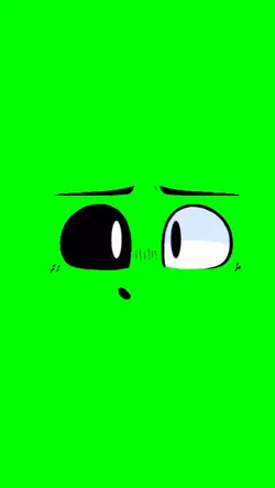 green screen face