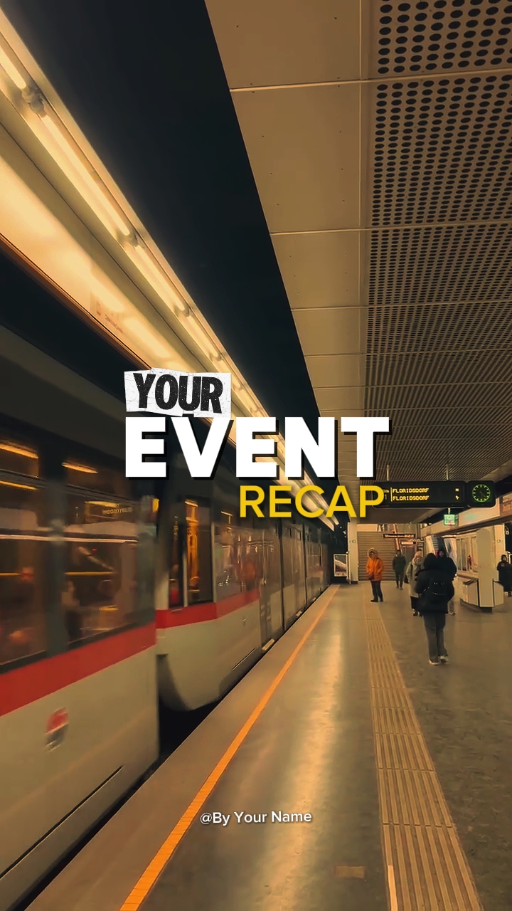 Recapitulação do seu evento