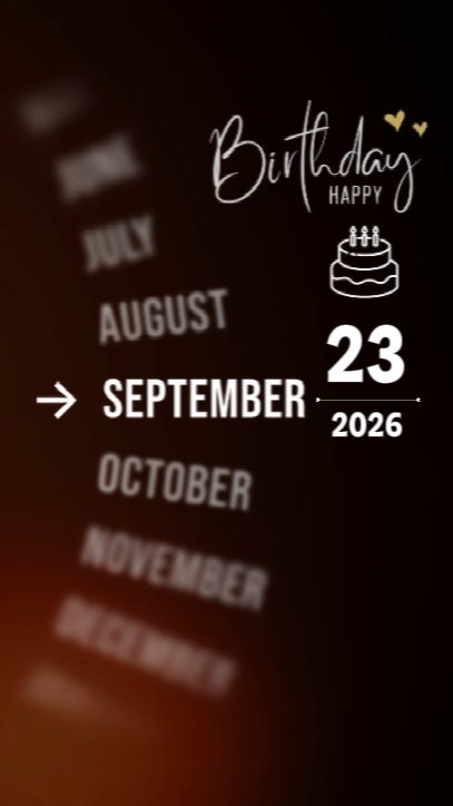BDAY LOVE 23 SEP