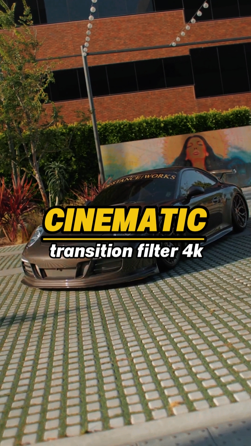 Cinematic filter 4k