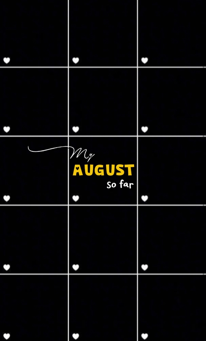 Álbum de fotos de agosto