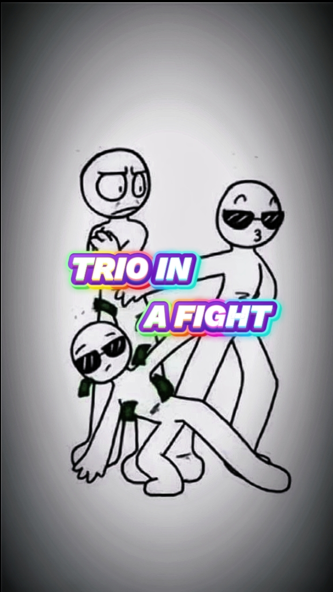 Trio in a fight