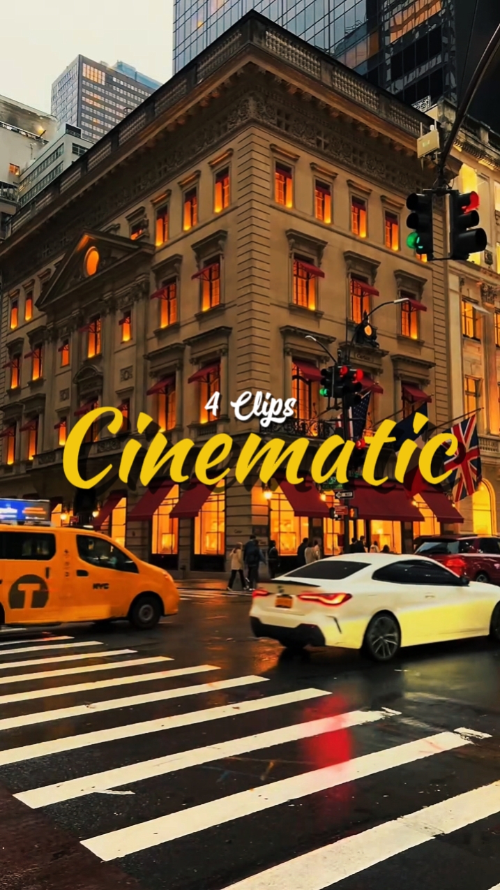 4 CLIPS CINÉMATIQUES