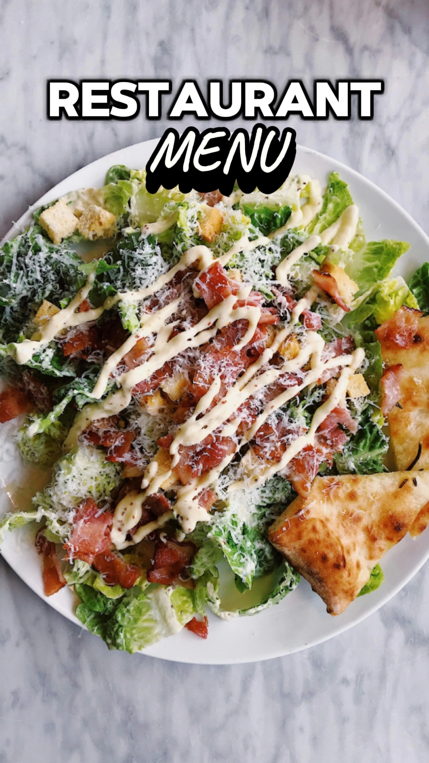 restaurant menu