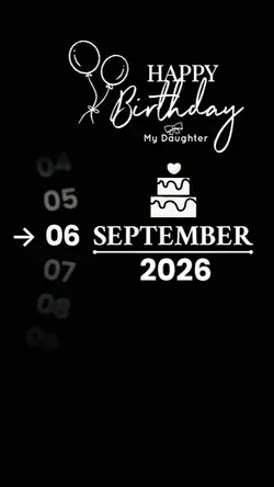 Bday Daughter 06 Sep