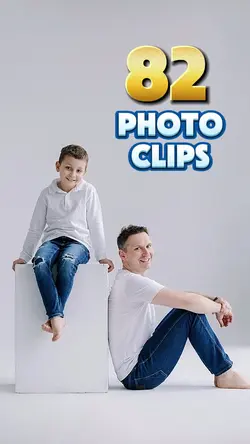 82 photo clips 