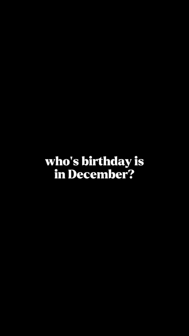 Geburtstag im Dezember?
