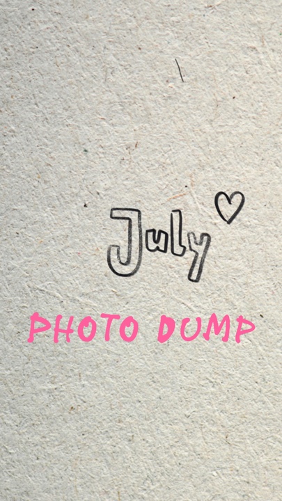 Despejo de fotos de julho 