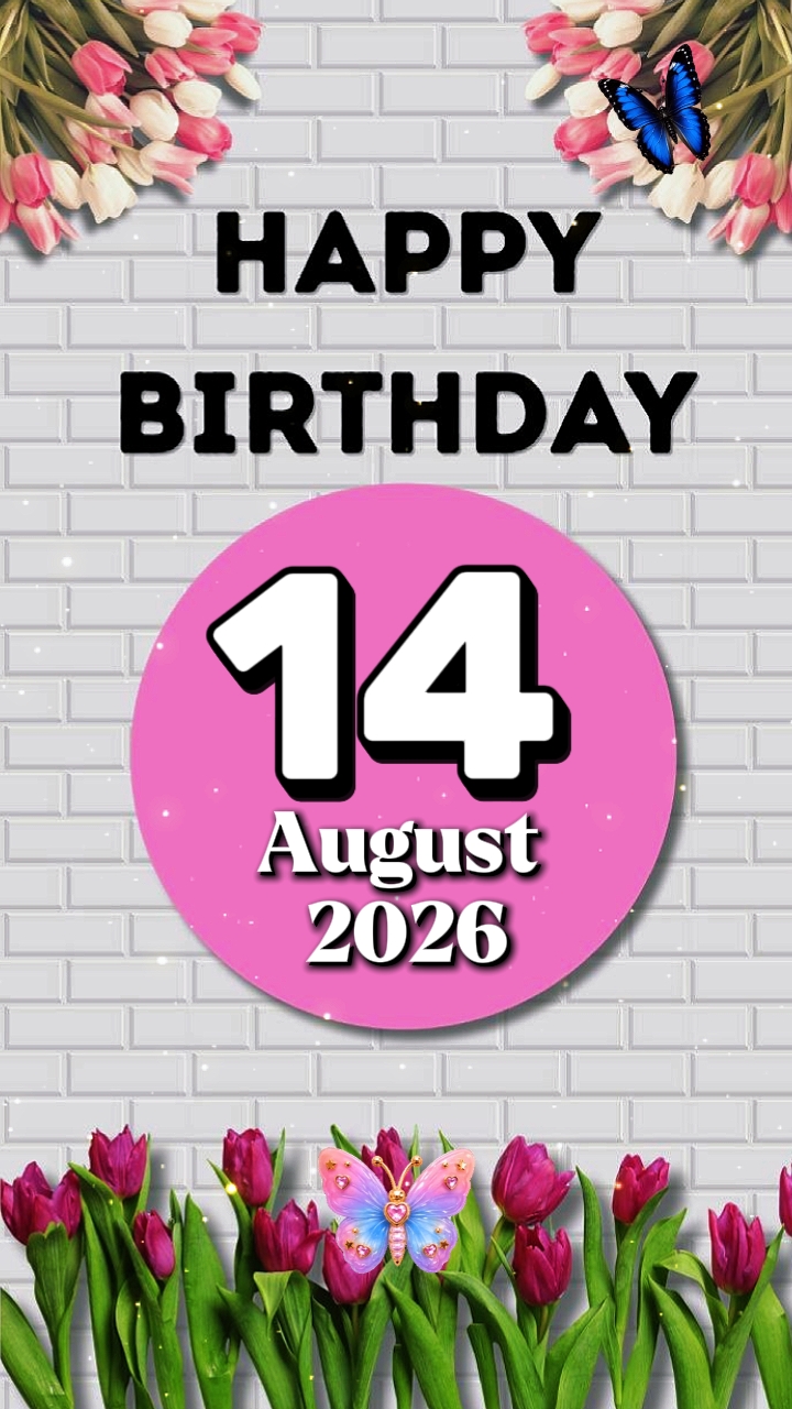HBD 14 août 2026