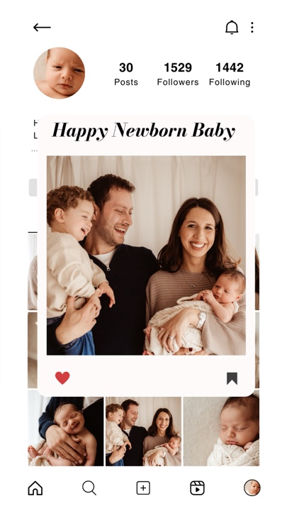 Happy Newborn Baby