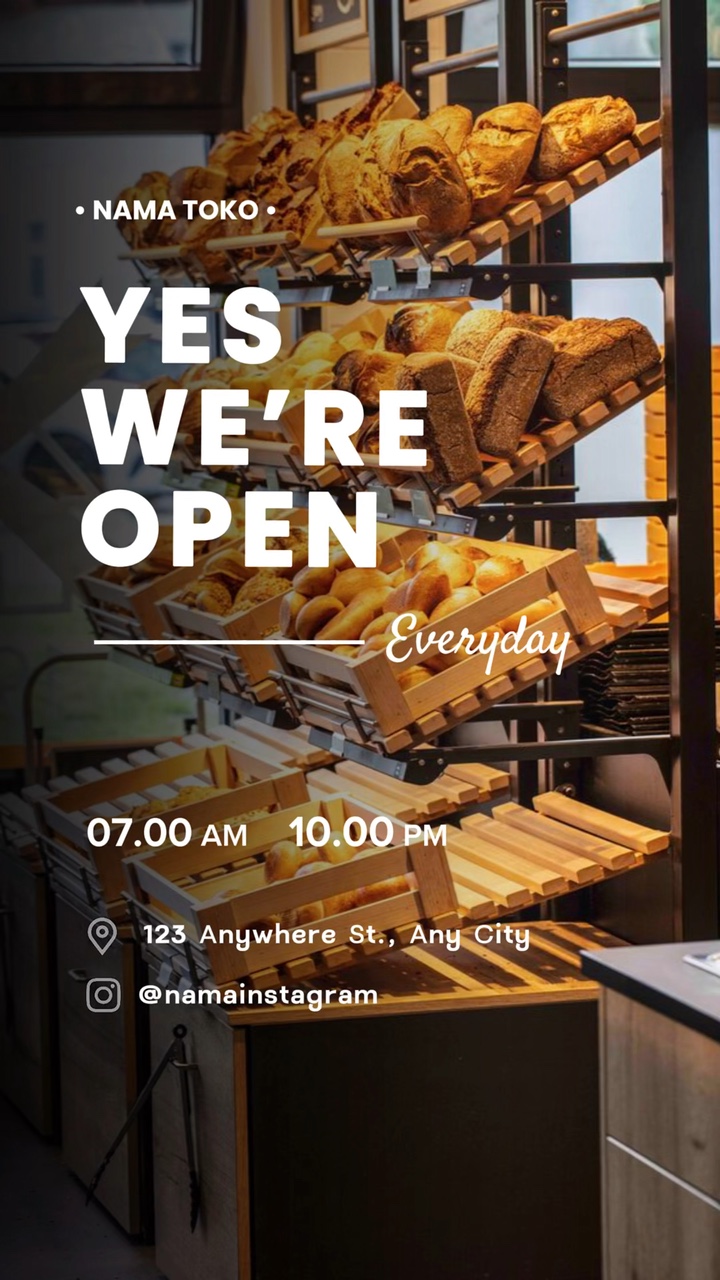 story : we’re open