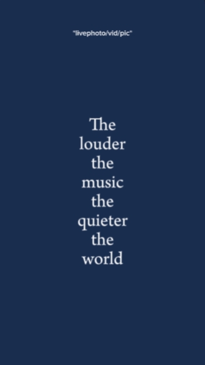 the Louder quieter