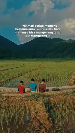 Moment bersama anak