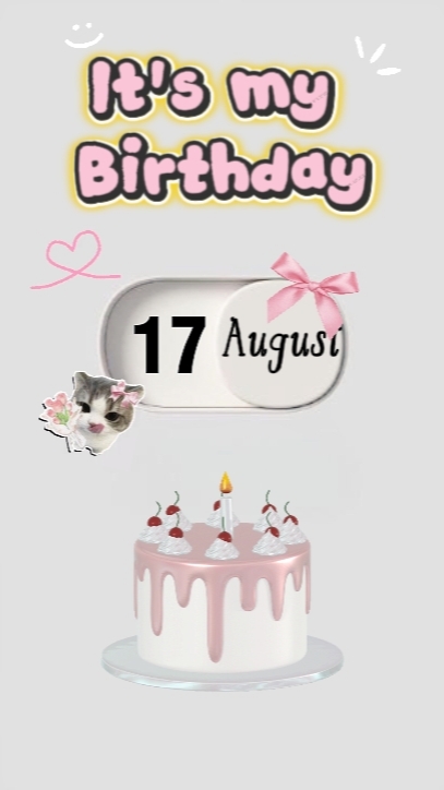 Birthday 17 August
