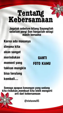 Tentang kebersamaan 