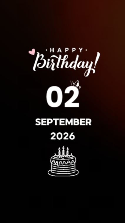 Ayah ulang tahun 2 September