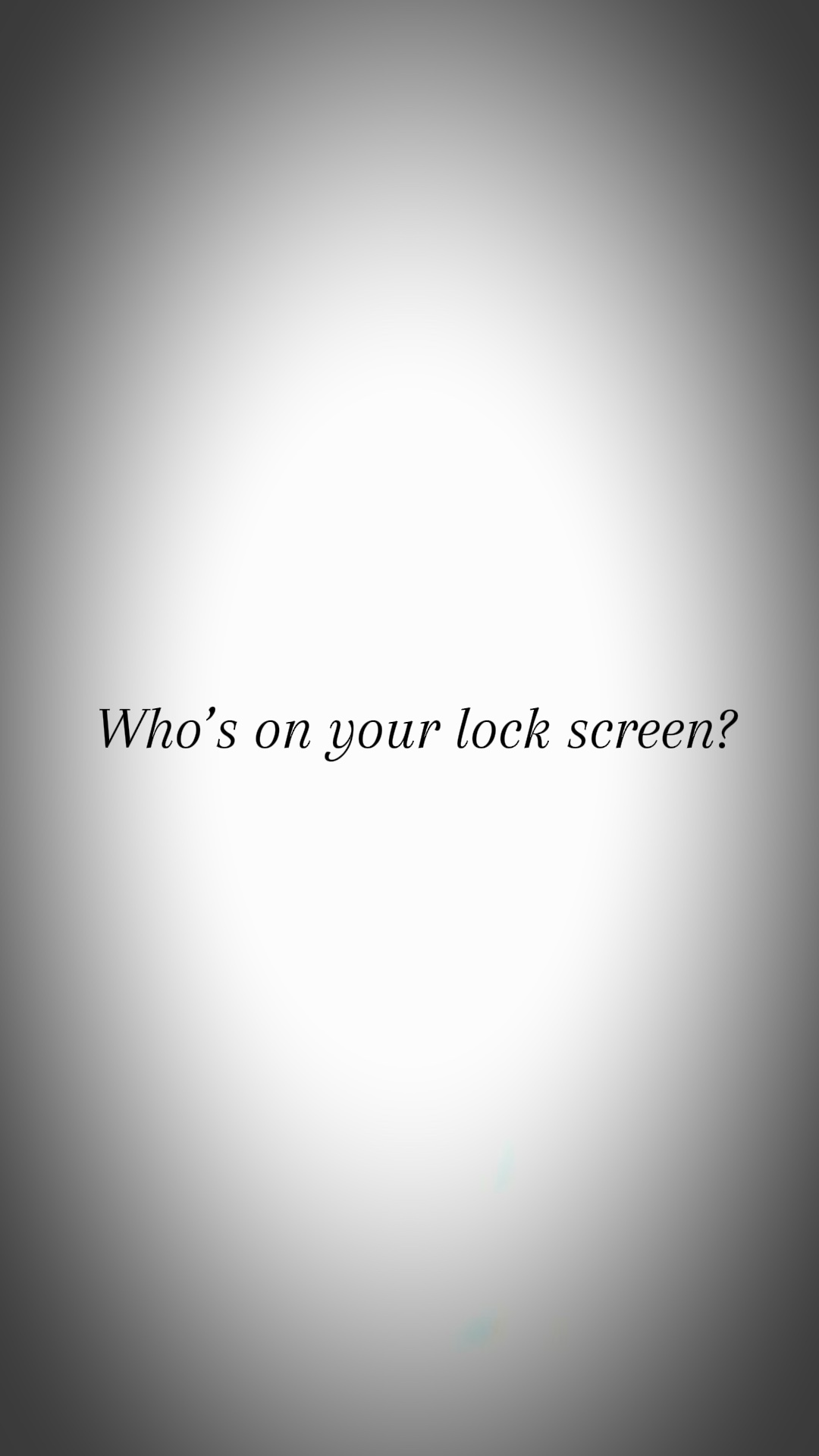 lock screen