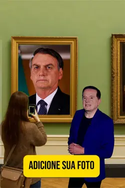Sua foto no museu