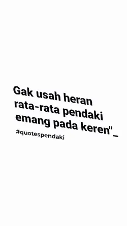 ga usah heran rata"