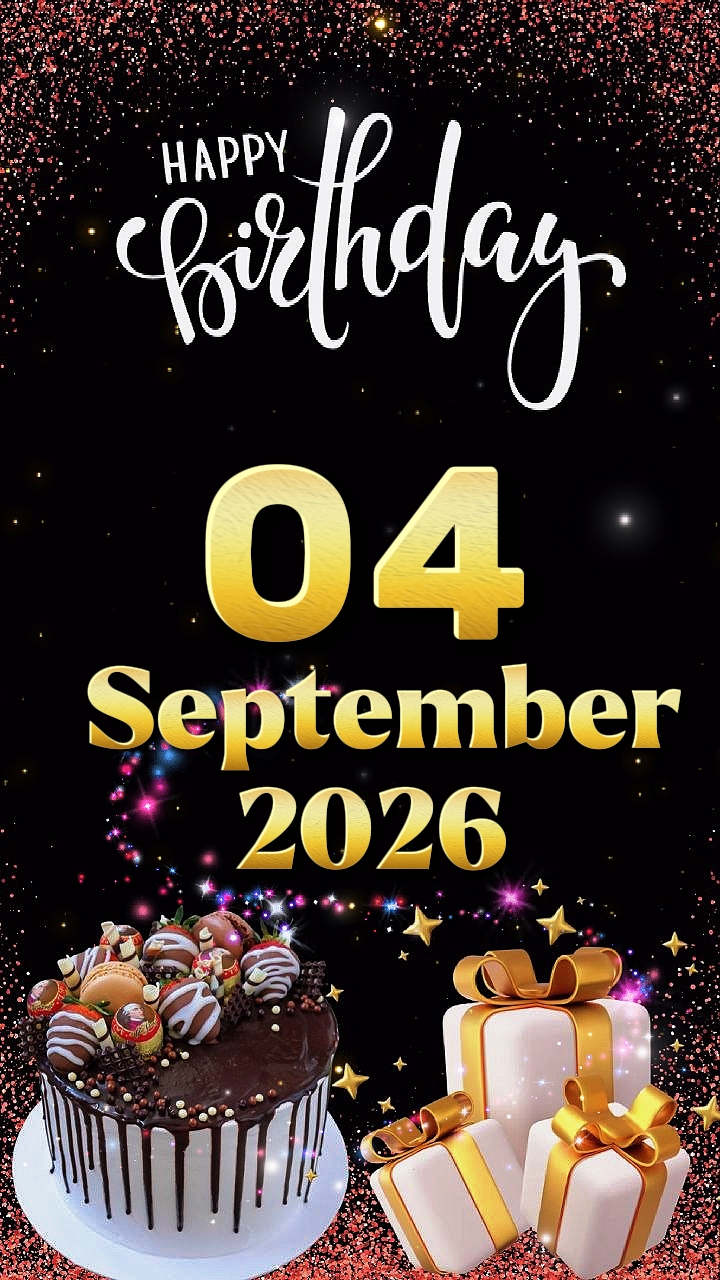HBD 04 September2026
