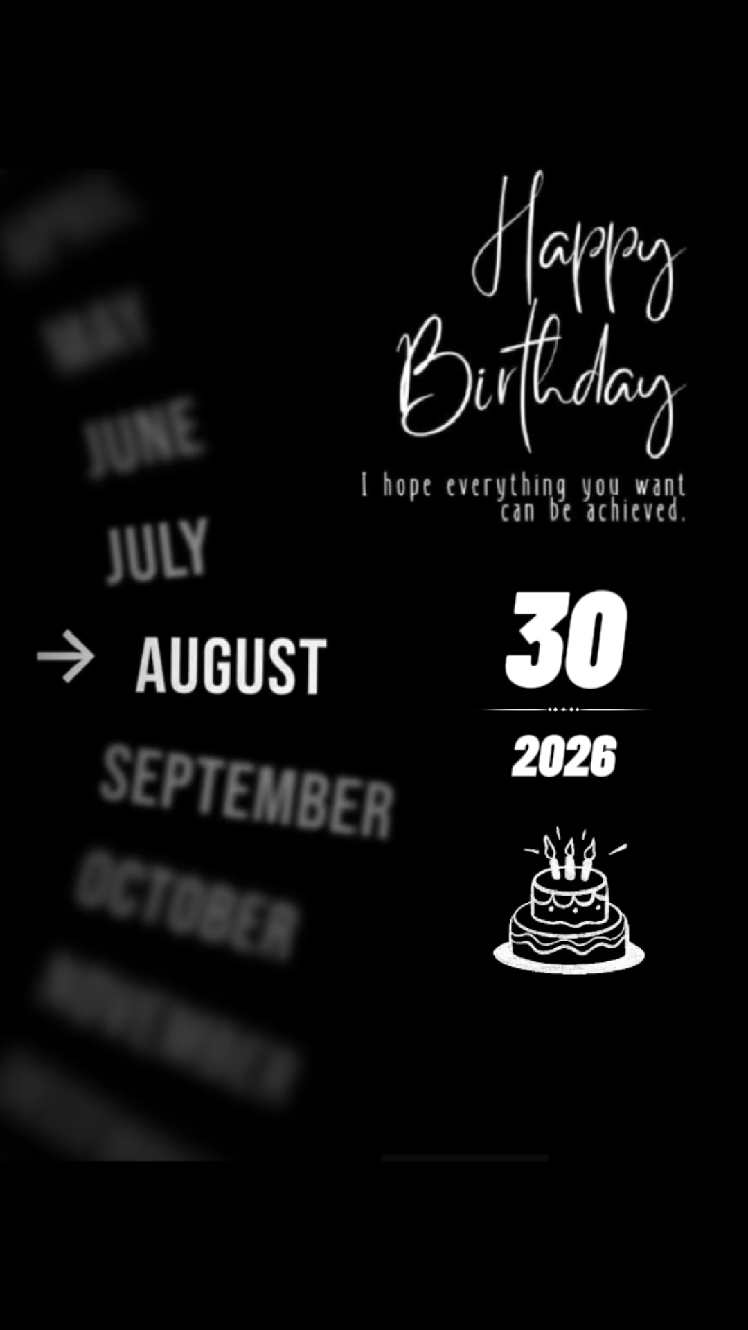 BDAY LOVE 30 AUGUST 