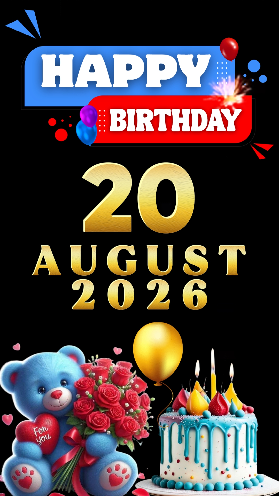 Selamat ulang tahun 20 Agustus 2026