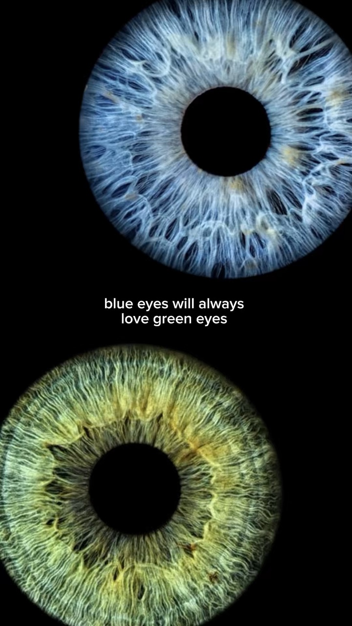 blue love green eyes