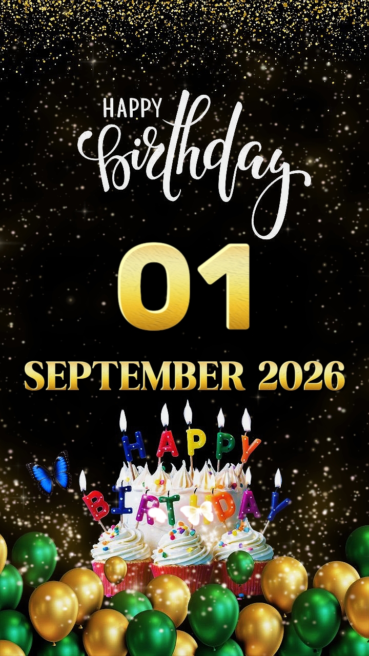 Birthday 1 Sept 2026