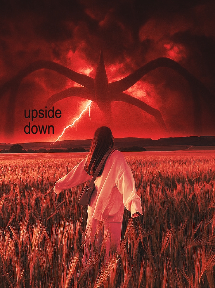 upside down