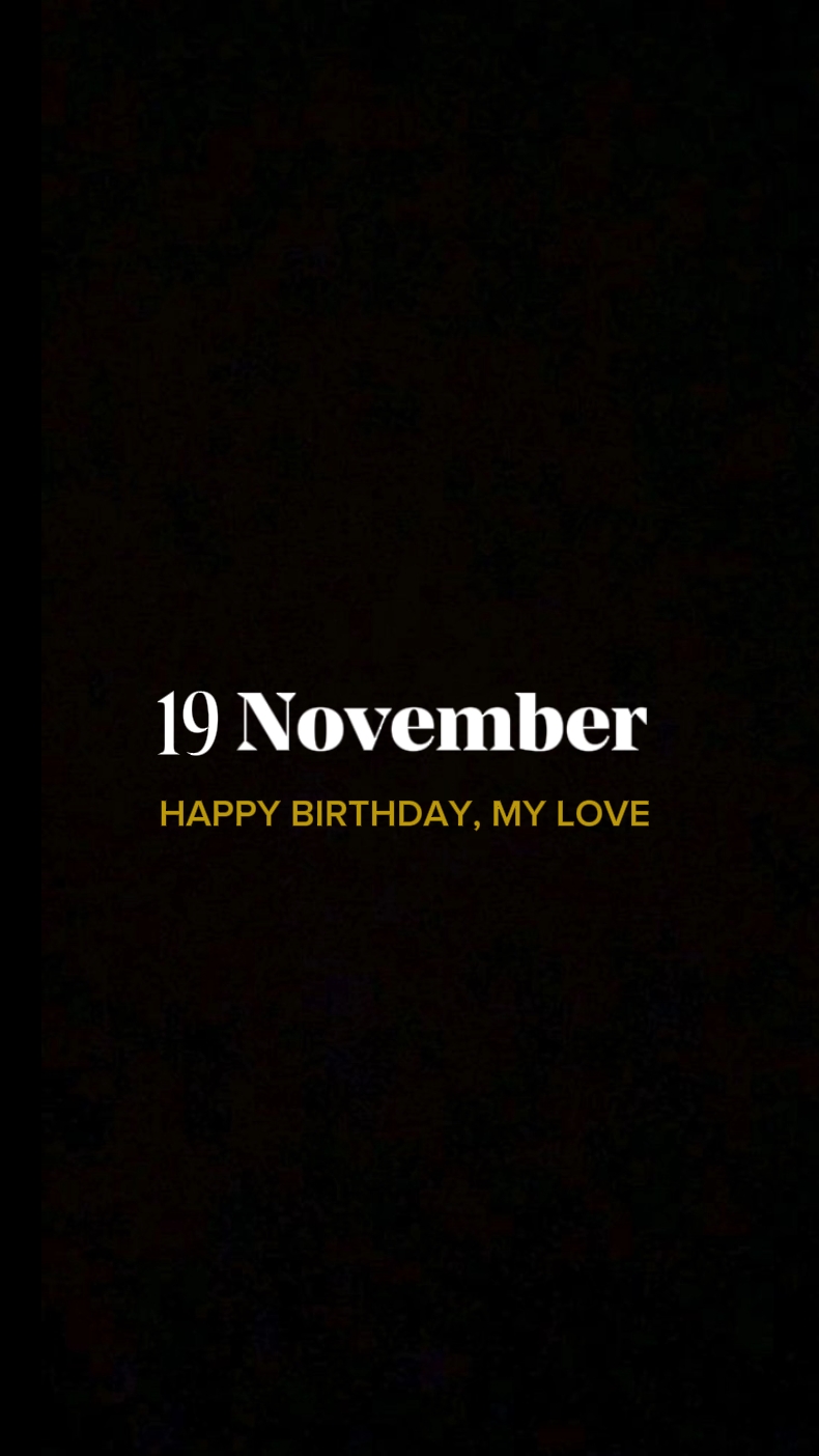 HBD 19 NOVEMBER 