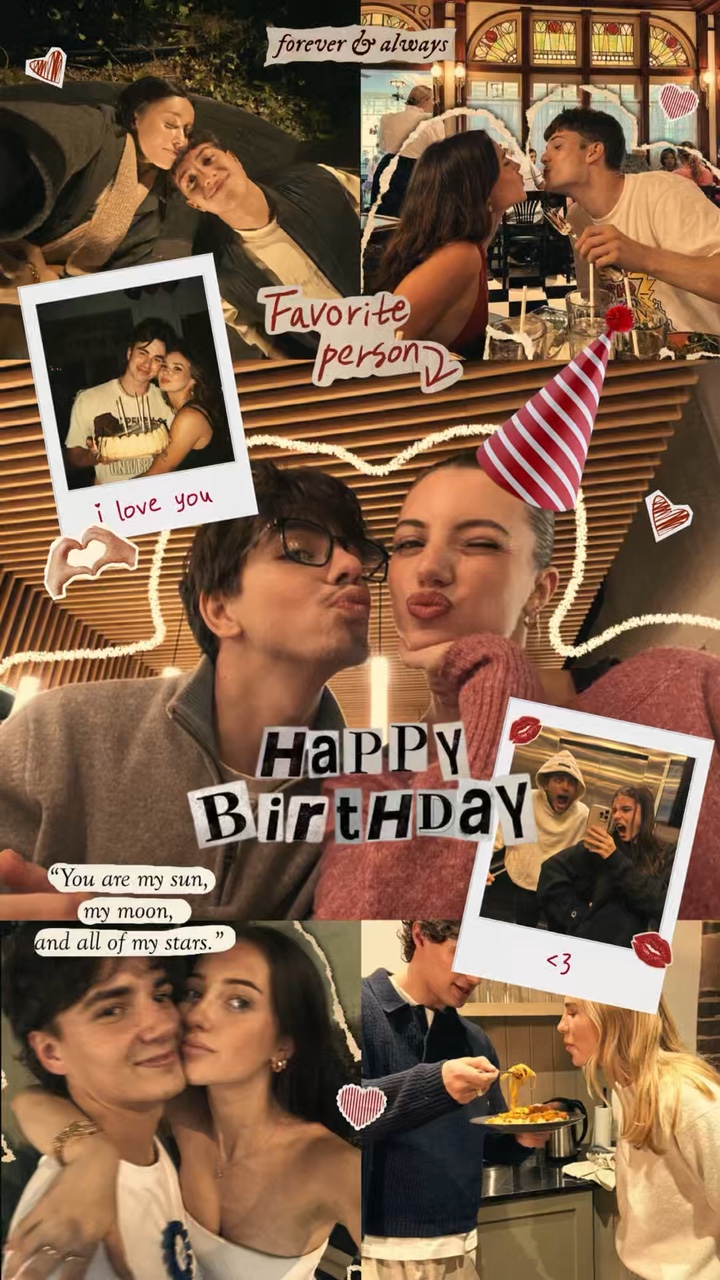 birthday collage