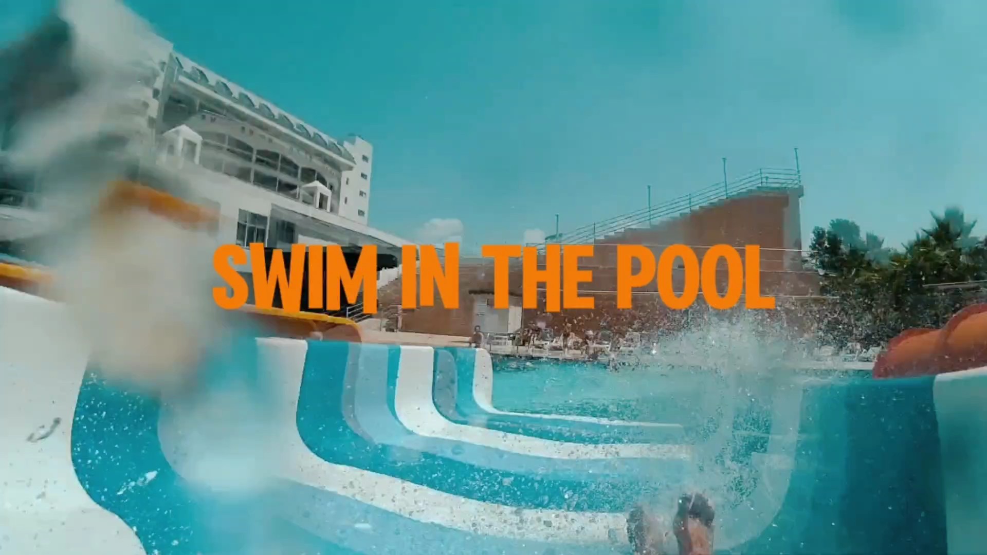 Swim in the pool 