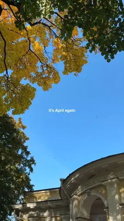 it's April again 