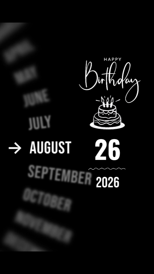 Bday Daughter 26 Aug