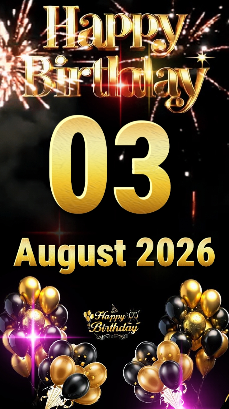 HBD 03 Agustus 2026
