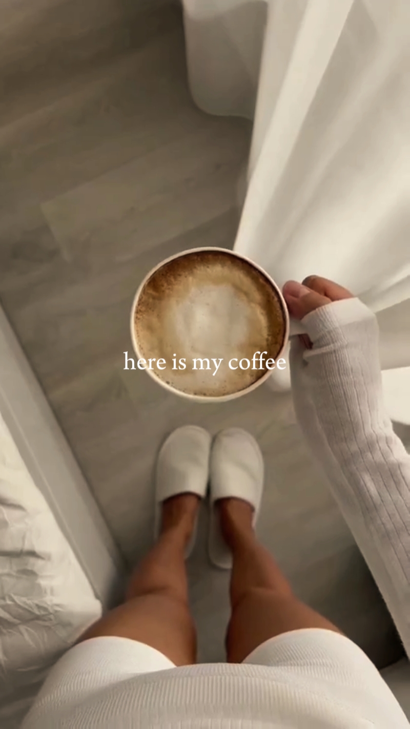 here is my coffee