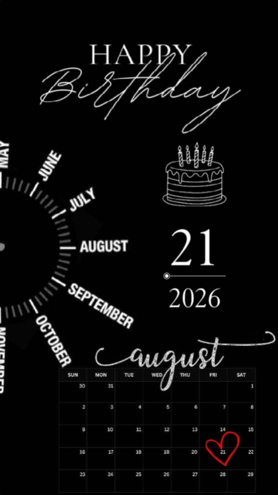 SELAMAT ULANG TAHUN 21 AGUSTUS