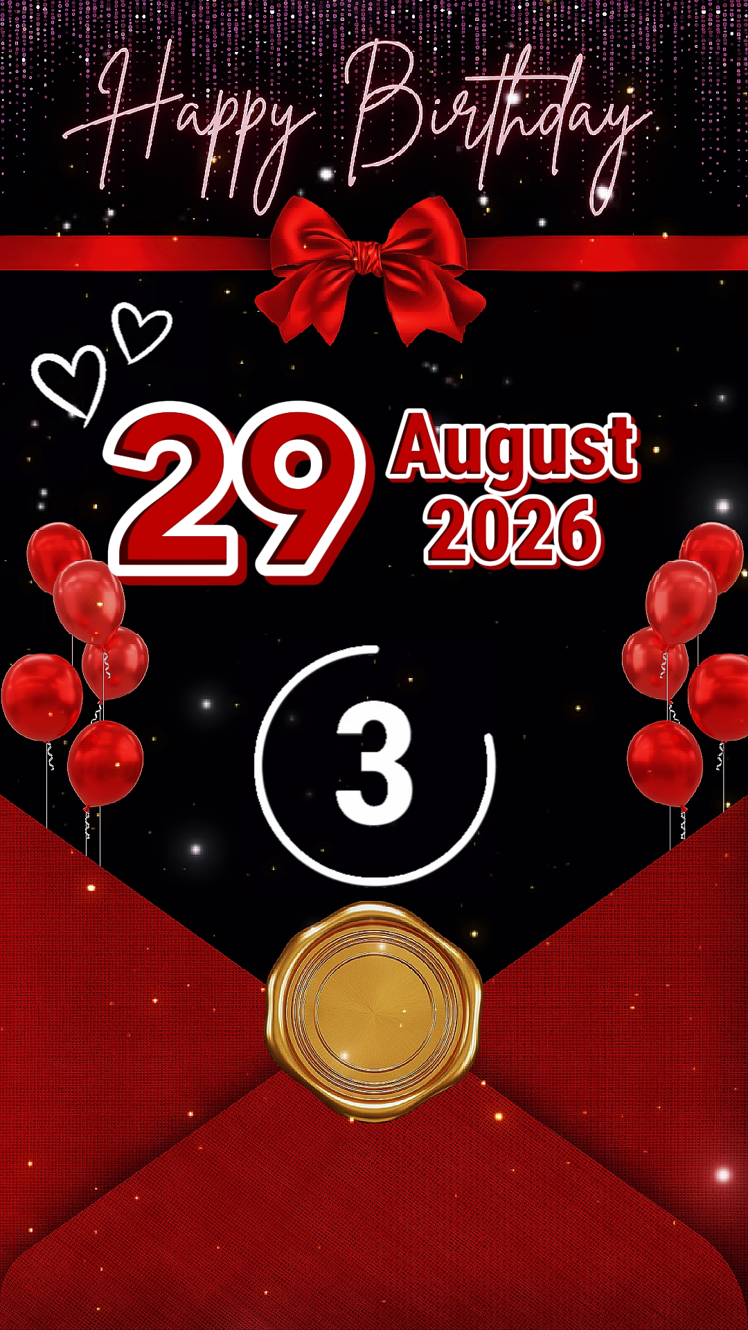 HBD 29 August 2026