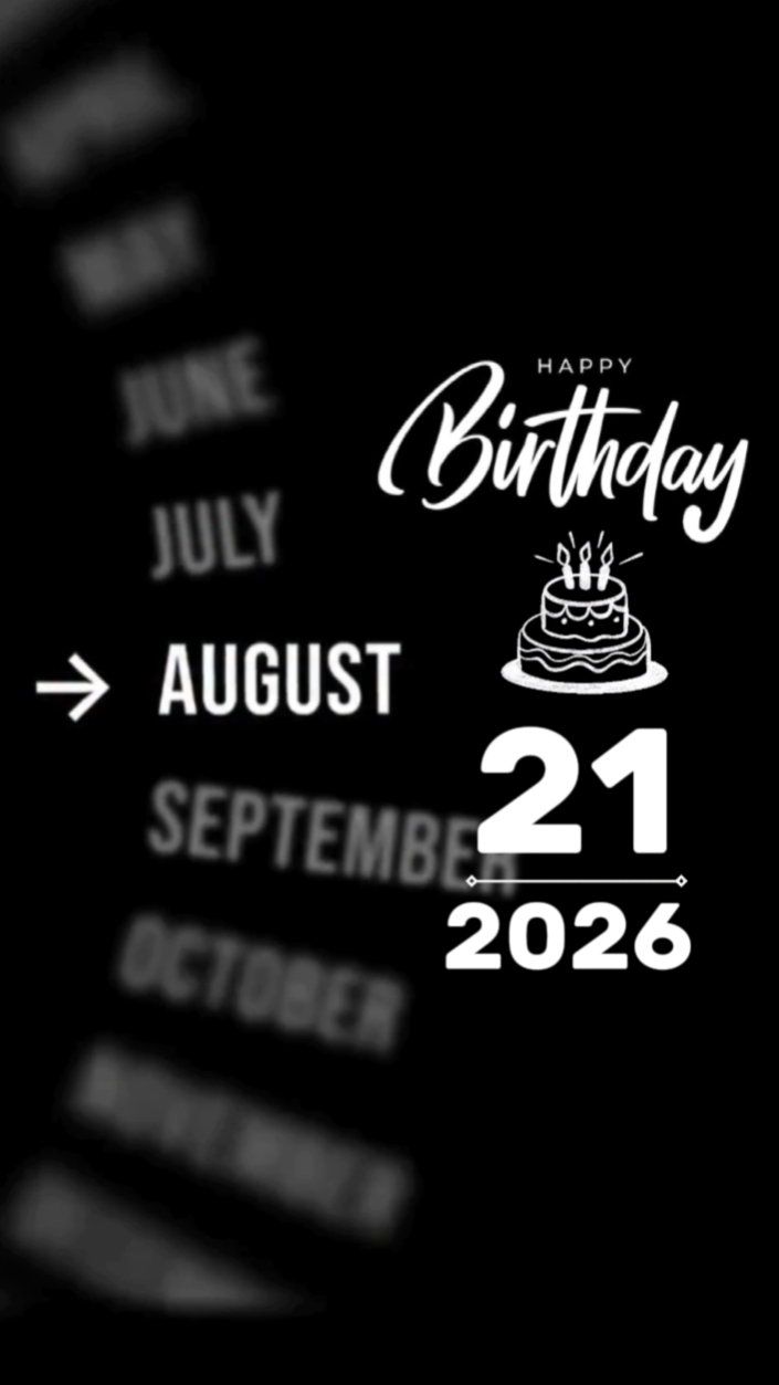 BIRTHDAY TEMPLATE 