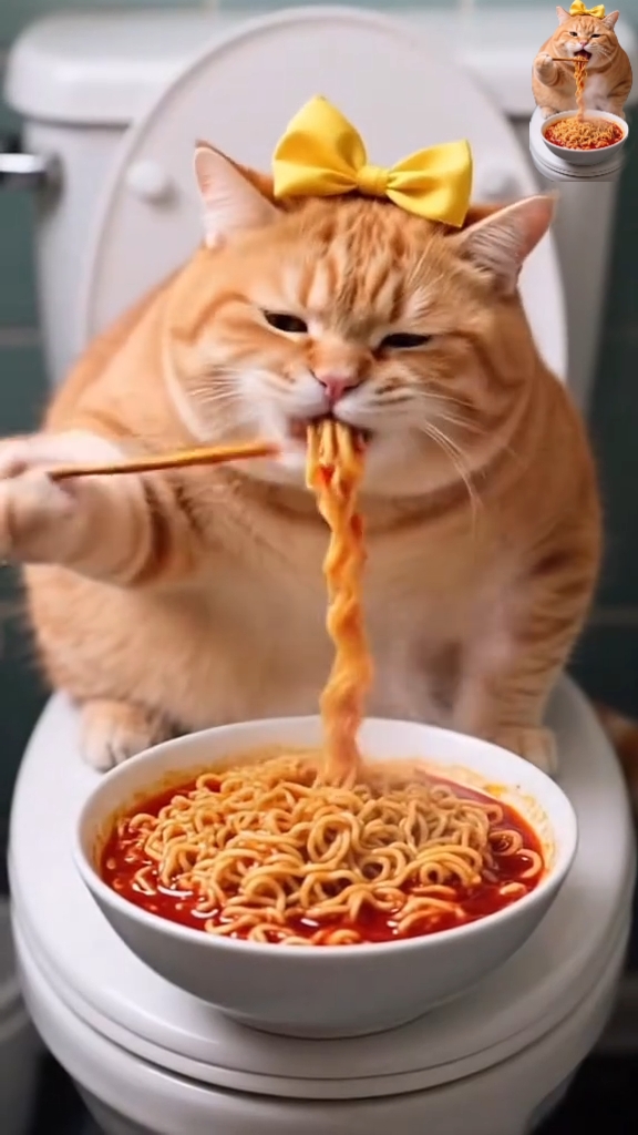 makan seblak mie